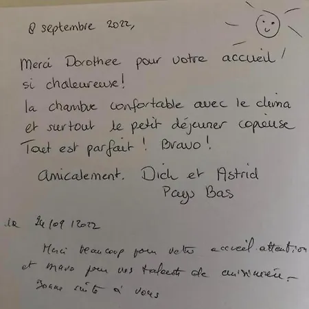 فندق مبيت وإفطار D'hotes Au Bougainvillier